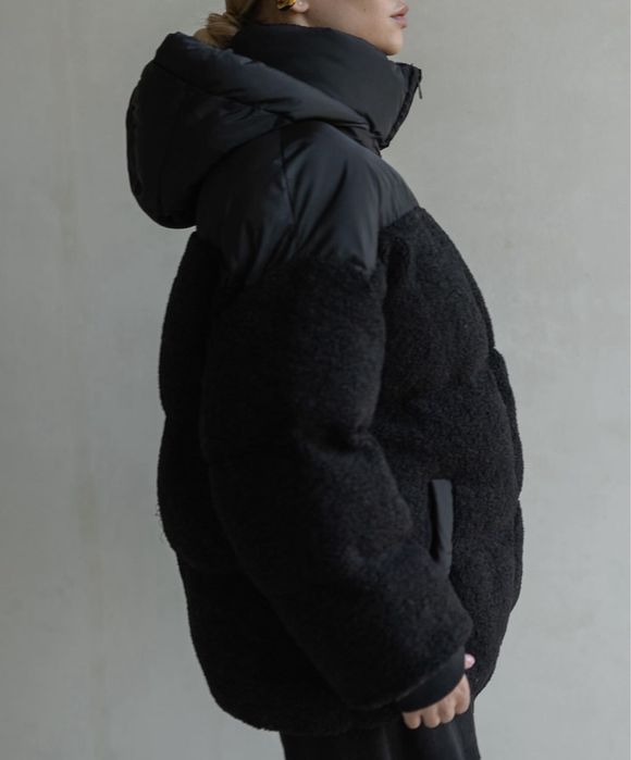 пуховик з хутром Тедді