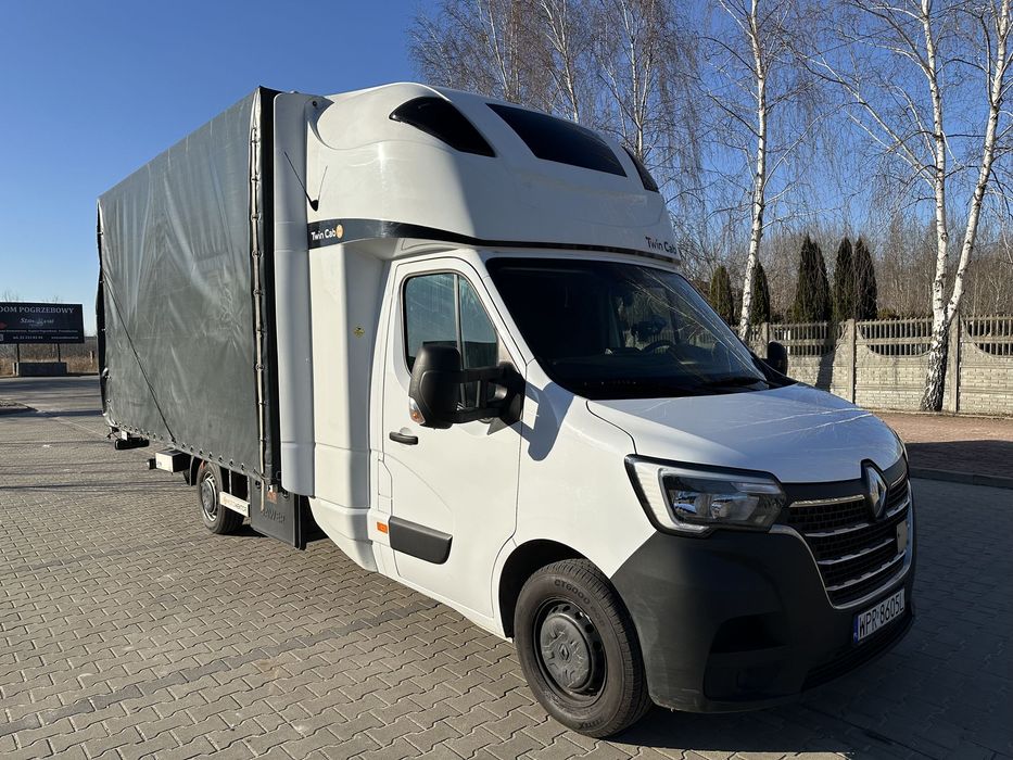 Renault Master  Renault Master 2023, twin cab, winda 750kg, plandeka, bogata wersja