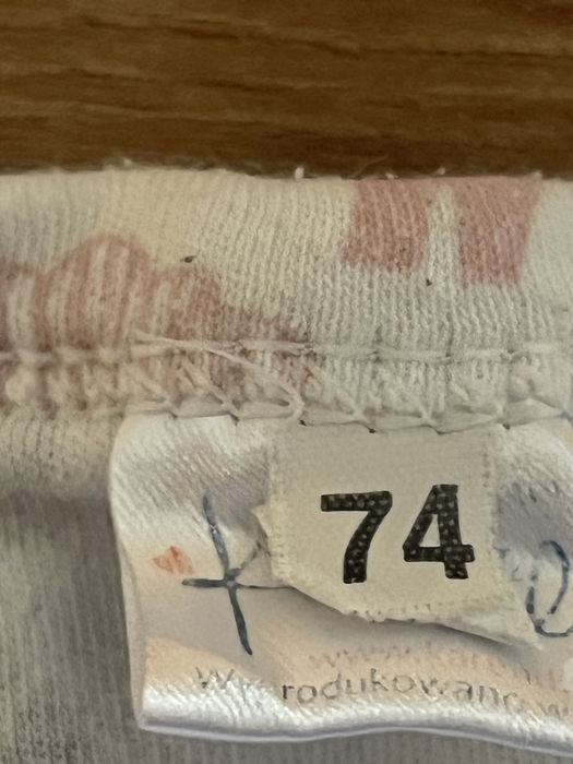 body niemowlęce w słoniki 74