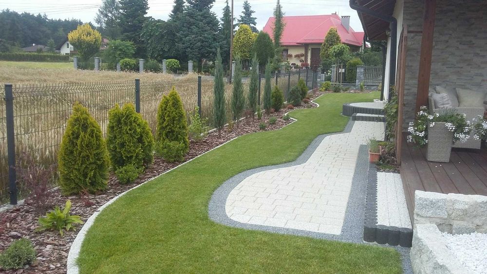 Kostka Brukowa, Ogródki, Wyrównywanie terenu, Prace Ziemne