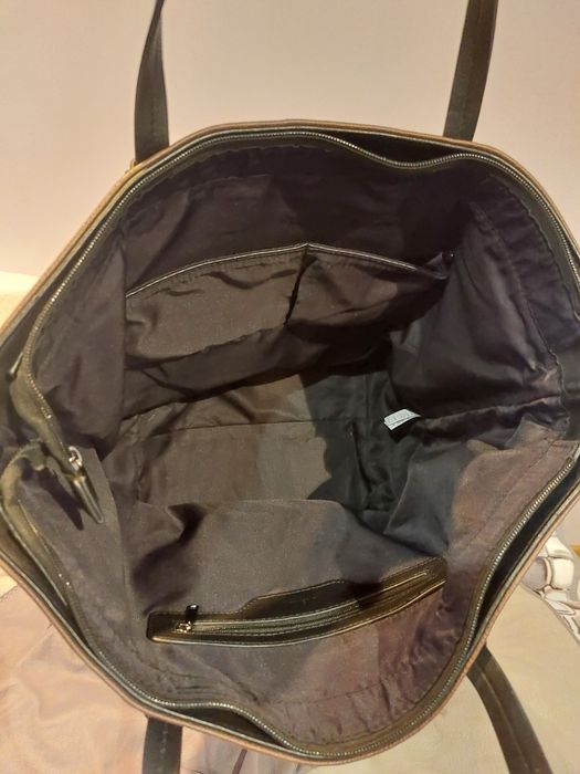 Duza brazowo-czarna shoperka by Jemioł,