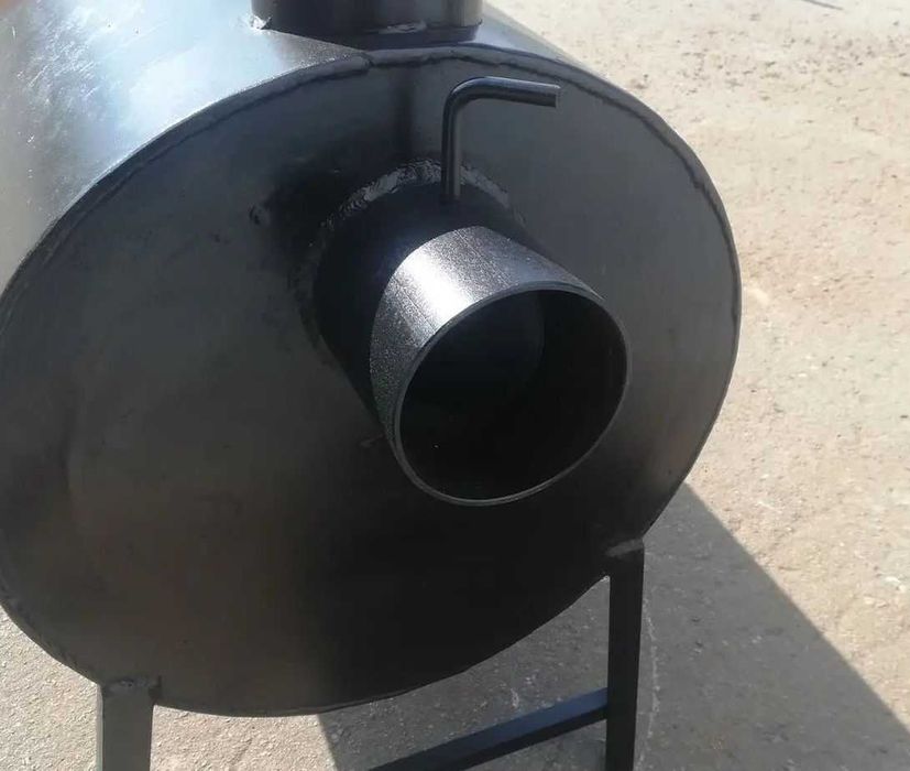 • 260 м2! ОБДУВ! 5мм! Буржуйка Теплогенератор Печь Булерьян (Булер'ян)