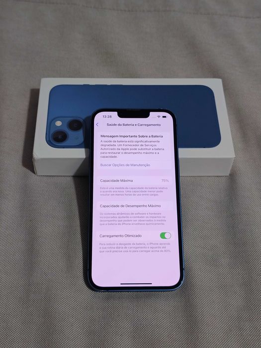 Iphone 13 128Gb.  Muito bom.  Tudo de origem