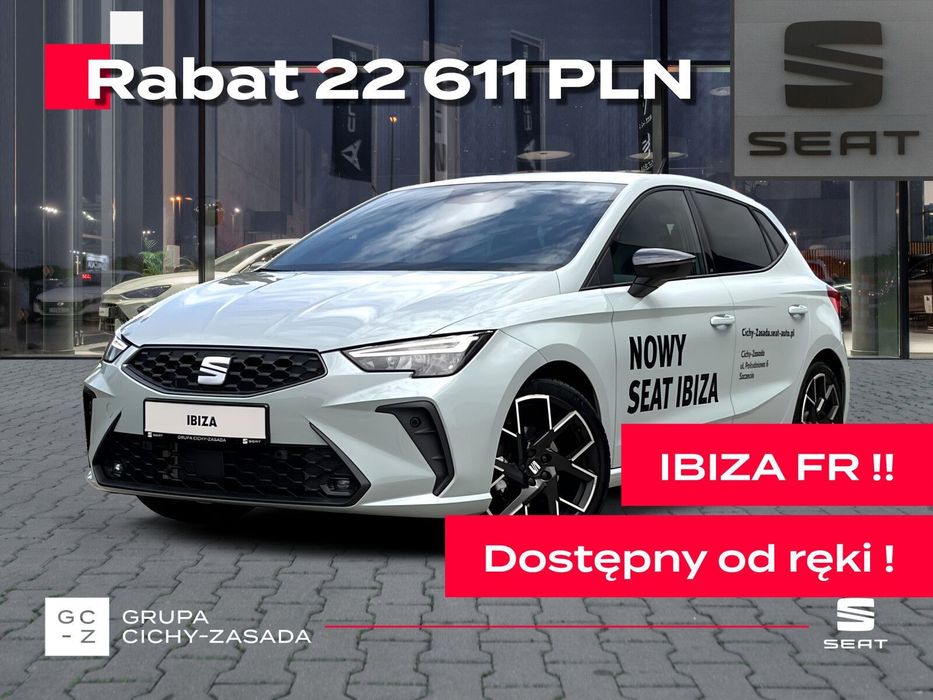 Seat Ibiza SEAT IBIZA 1.0 TSI 115 KM, 7-biegowa skrzynia automatyczna DSG