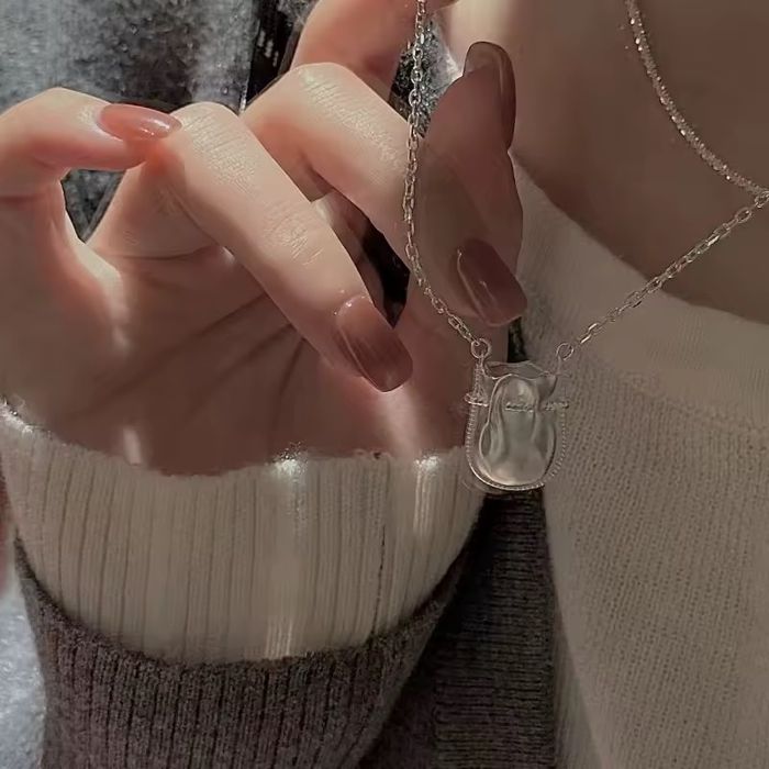 Срібний кулон мішечок Tiffany на ланцюжку
