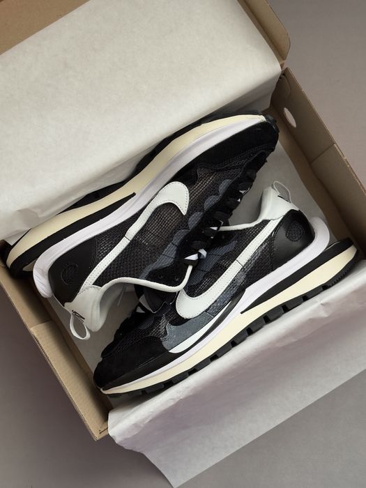 Кросівки чоловічі Nike Vaporwaffle Sacai Black 36-45. Без передоплати.