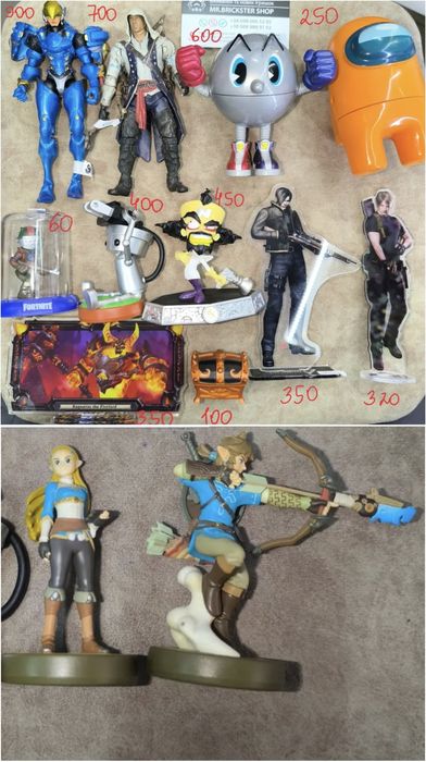 Игровые фигурки Piggy Skylanders Halo Overwatch Resident Zelda Doom