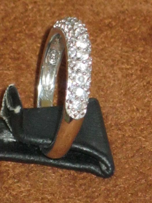 Anel Prata Maciça de Lei 925`/.. C/Contraste