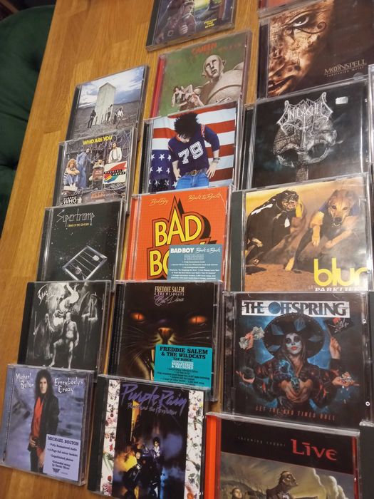 Płyty CD rock, metal, heavy metal