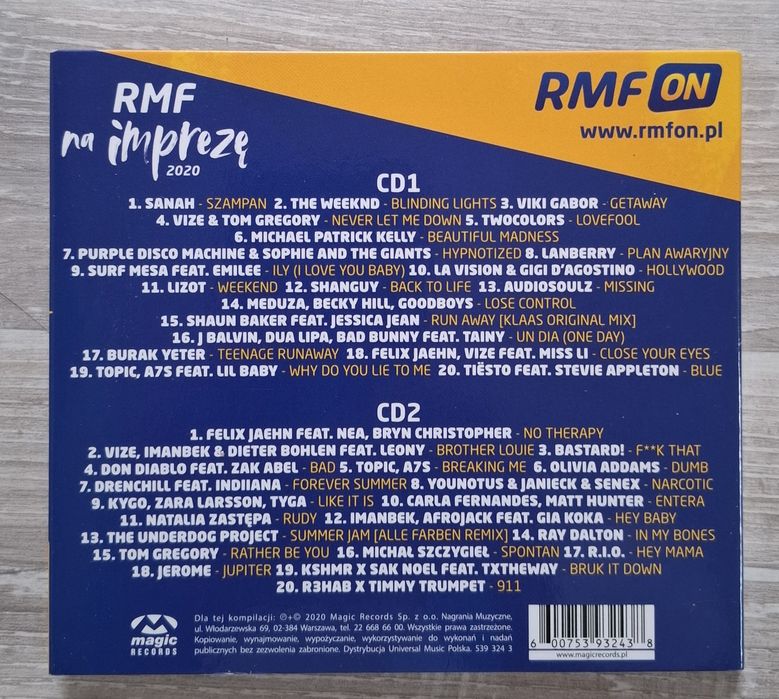 Rmf na imprezę 2020 2xCD