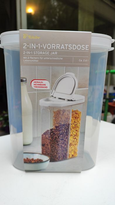 Контейнер двойной для хранения Tchibo
