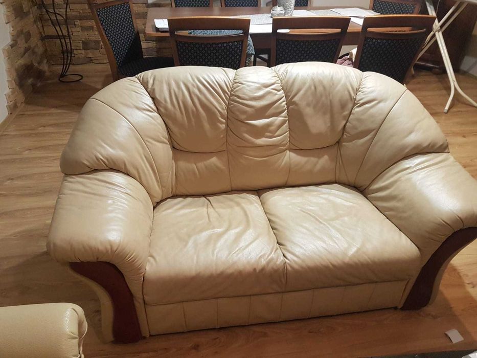 Sofa dwuosoboawa skóra