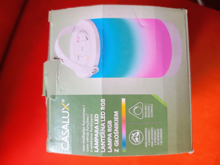 Lampka/głośnik LED