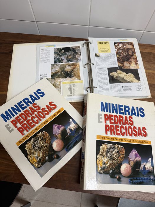 Coleção completa minerais e pedras preciosas