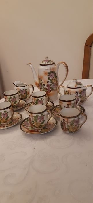 Porcelana Kutani Japońska - Gejsza