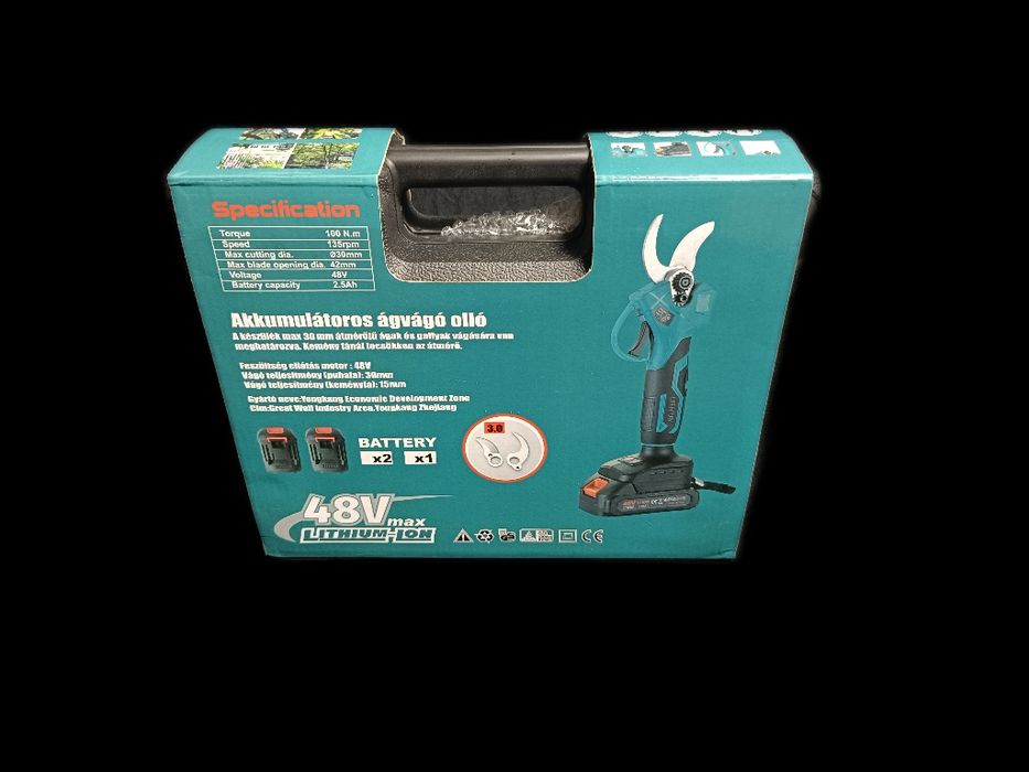 Tesoura de Poda Elétrica (Nova) | 48V | 2 Baterias Compatíveis Makita