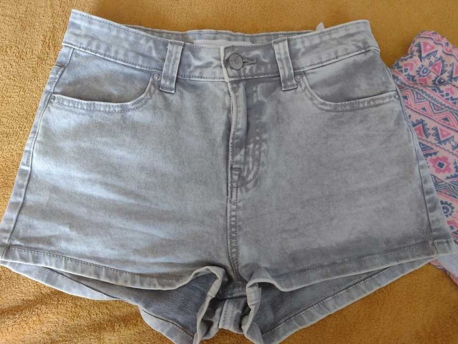 2 pary spodenek roz. S/.36 JEANS