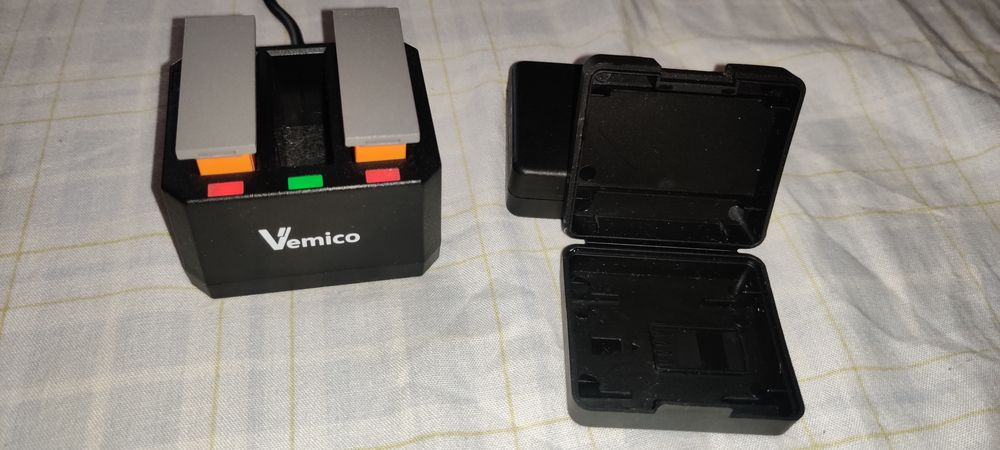 Carregador e 2 Baterias para DJI Osmo action (Vermico)