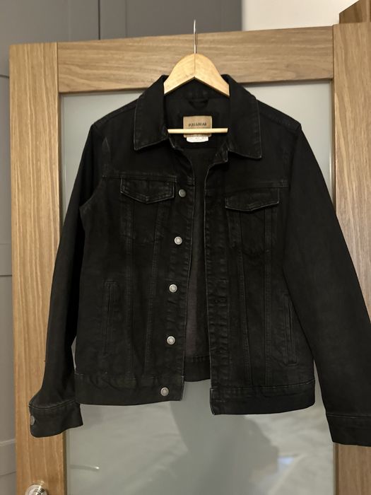 Чоловіча чорна джинсова куртка, нова розмір s