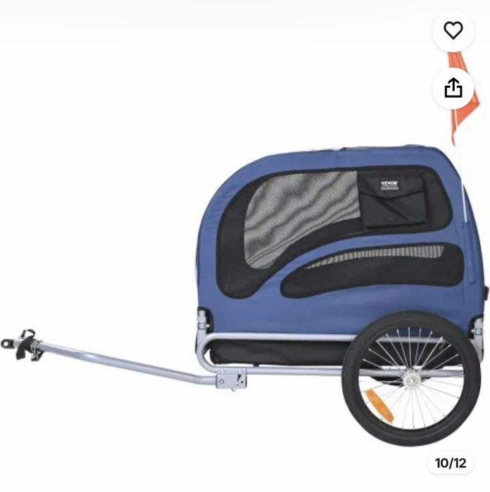 Carro transporte cachorro atrelar a bicicleta