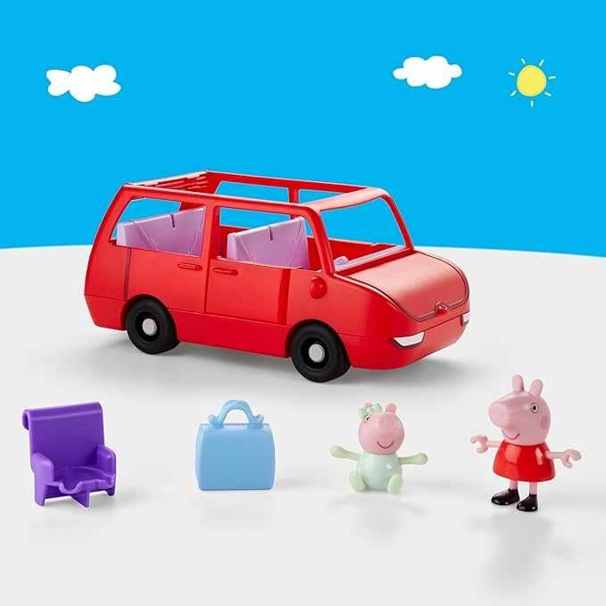 Великий сімейний автомобіль Peppa Pig Peppas Large Family Car червоний