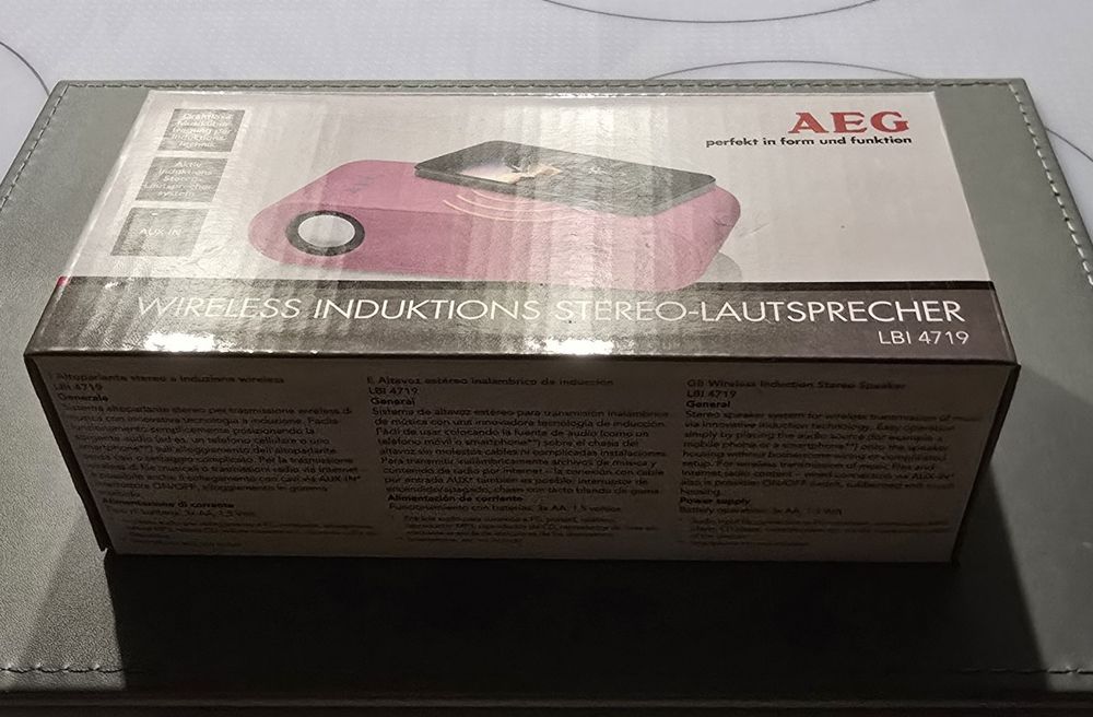 Głośnik AEG LBI 4719 różowy nowy