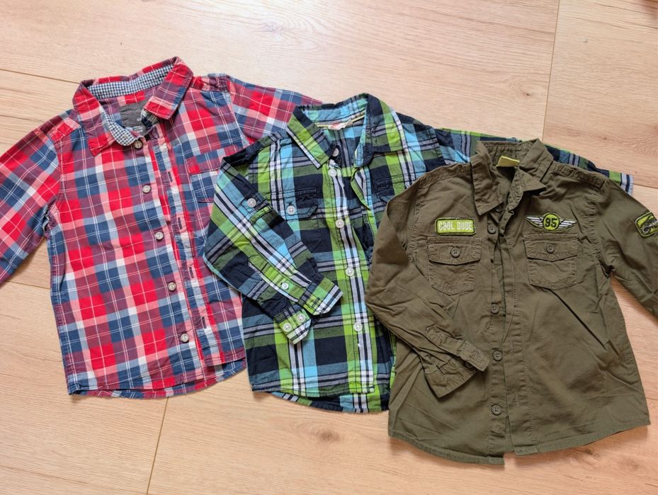 Koszule chłopięce - rozmiar 92