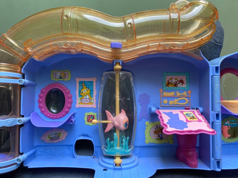 Domek rozkładany z tunelem dla zwierząt lps dla pet shopów