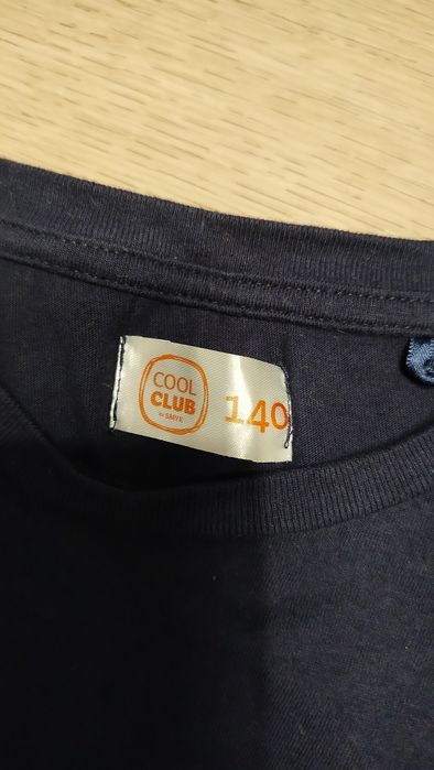 Bluzka koszulka z długim rekawem 140 jak nowa cool club