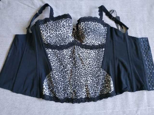 Gorset Panache Masquerade Sahara panterka 32DD 70DD nowy