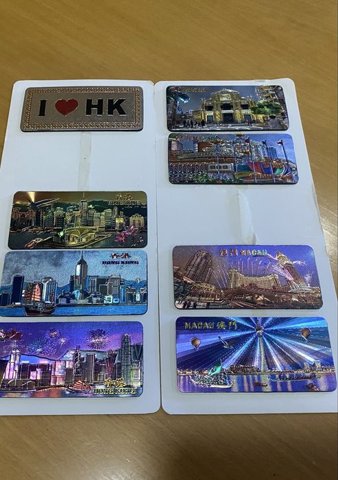 8 pins con iman de Macau e Hong-Kong