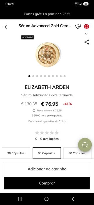 Serum rosto Elisabeth Arden