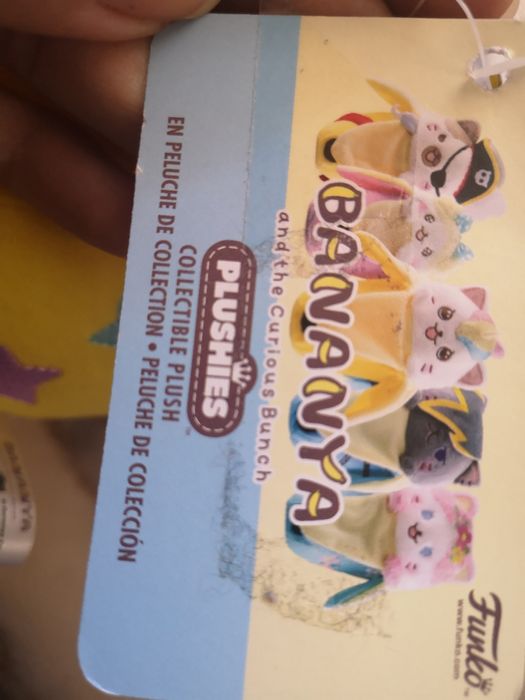 Peluche banana unicórnio