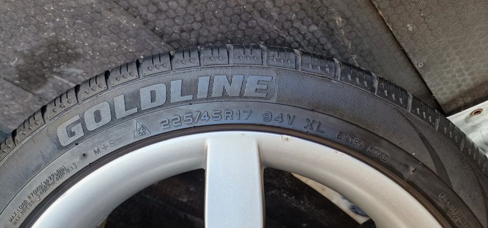 alufelgi+opony 17 5x112 et54 seat leon ii altea toledo iii