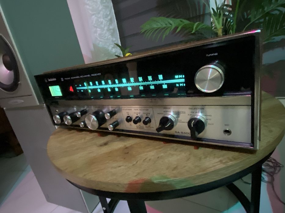 Unikatowy Amplituner Technics SA-5400X Vintage – Sprawny, Piękny Dźwięk!