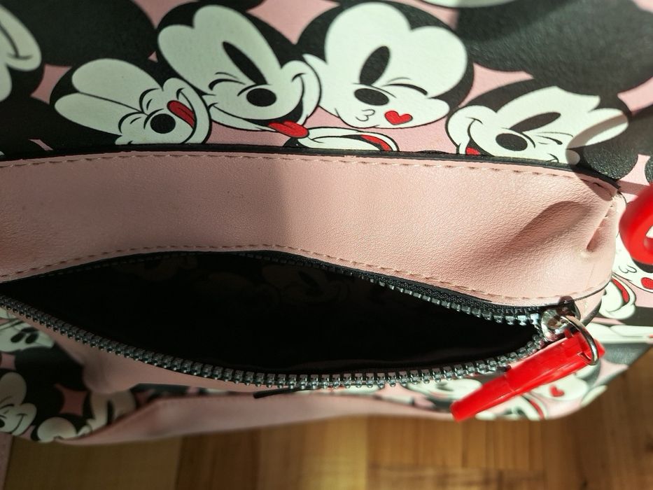 Plecak Disney myszka miki – primark | różowy, stylowy design stan: now