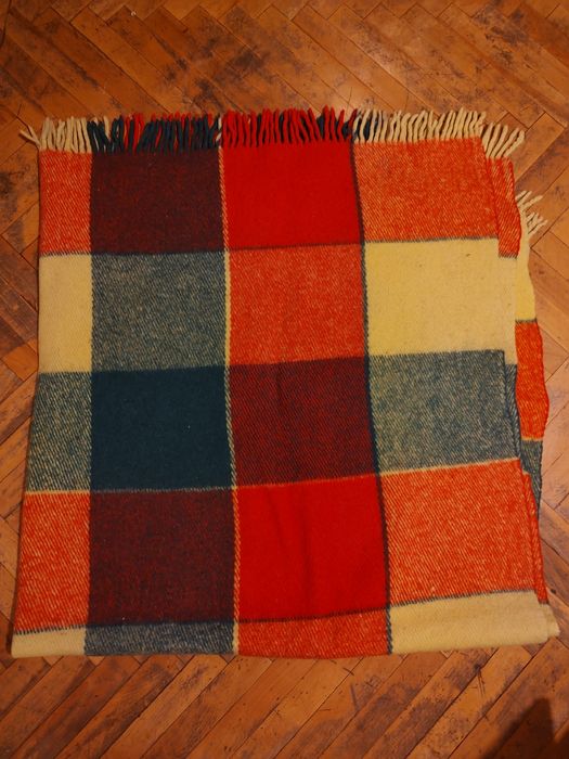 Плед шерстяной теплый