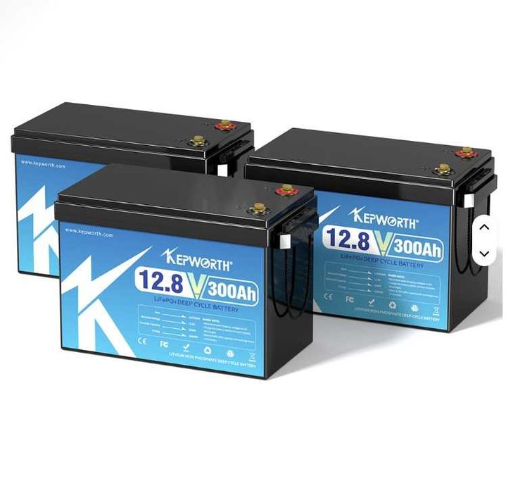 Akumulator LiFePO4 KEPWORTH 300AH 12V Kamper, Magazyn energii W.GRATIS