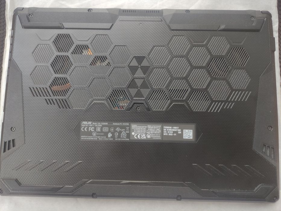 ASUS TUF Gaming F15 FX506HM RTX 3060 i5 11400H 144hz ігровий ноутбук