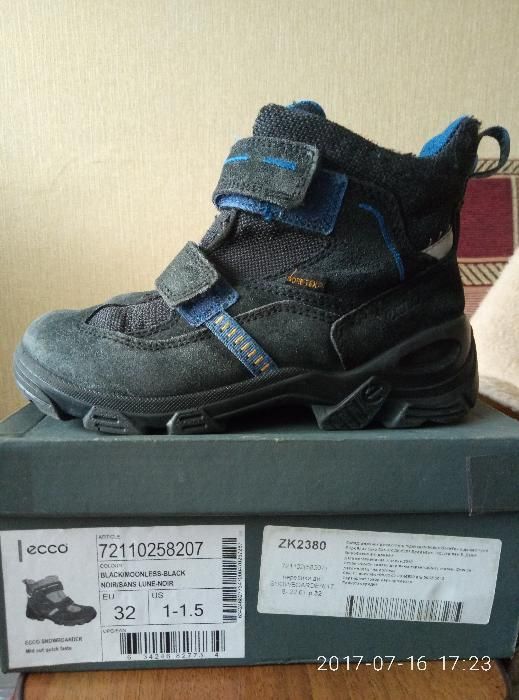 Ботинки на мальчика ecco