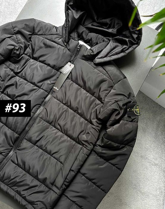 Куртка Черная Стон Айленд — Пуховик Stone Island GoreTex — S M L XL