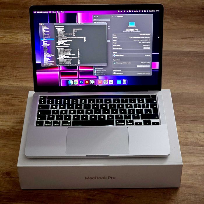 MacBook Pro 13" 2020 (A2289) 8/256GB Intel | Touch Bar | Pokrowiec