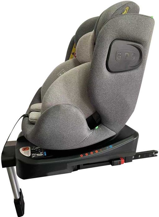 Fotelik Samochodowy Como I-Size obrotowy 360° z nogą stabilizującą