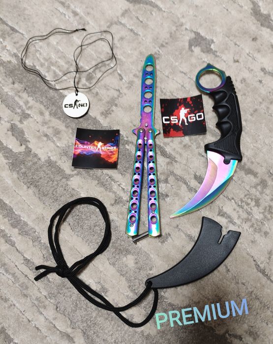 Тренировочные ножи CS 2, Ножии Стандофф 2 метал, Подарок мальчику ножи