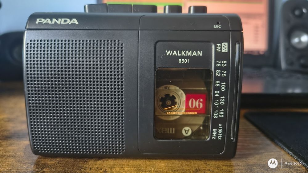 Walkman z radiem i funkcją nagrywania PANDA!