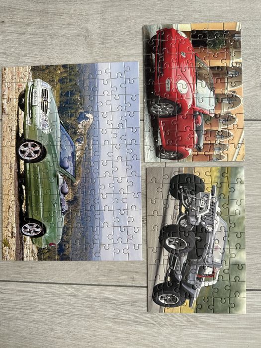 Пазли набір машини 3 шт