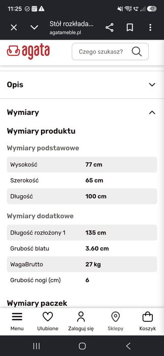 Stół rozkładany Verdo