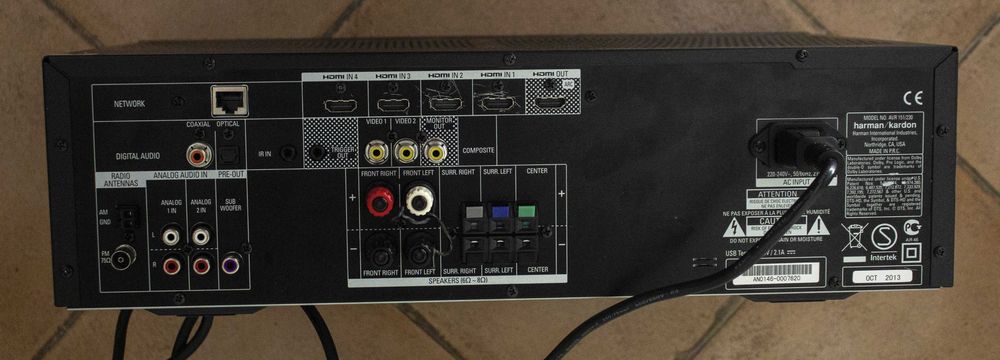 Sistema Harmon Kardon 5.0 AVR 151/230 (Sem Subwoofer)