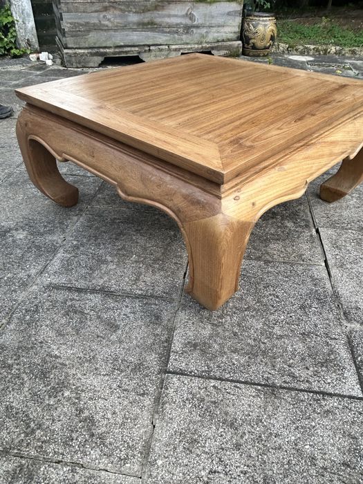 Mesa de centro vintage Madeira Tailandesa