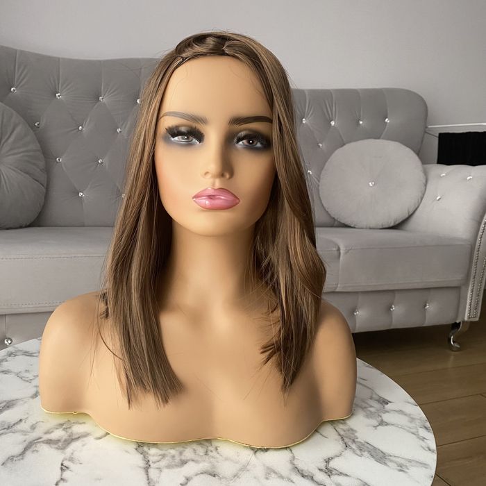 Peruka jasny brąz 40 cm bob